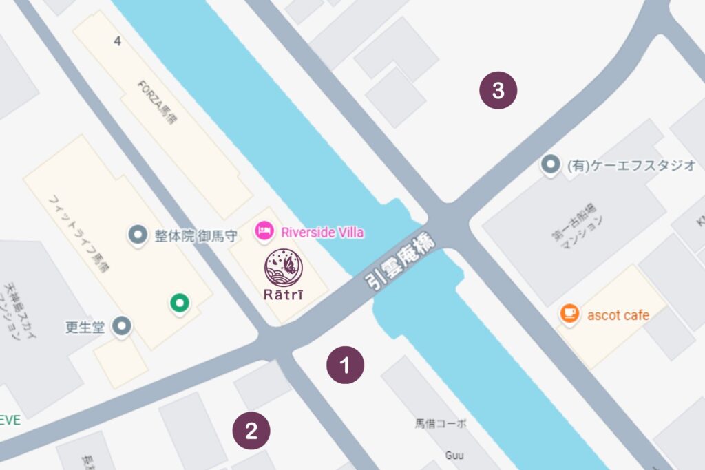 ラートリー　近隣コインパーキング　北九州　小倉